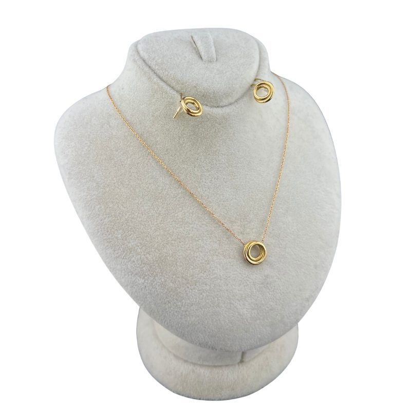 نیم ست طلا اوربیت HS002