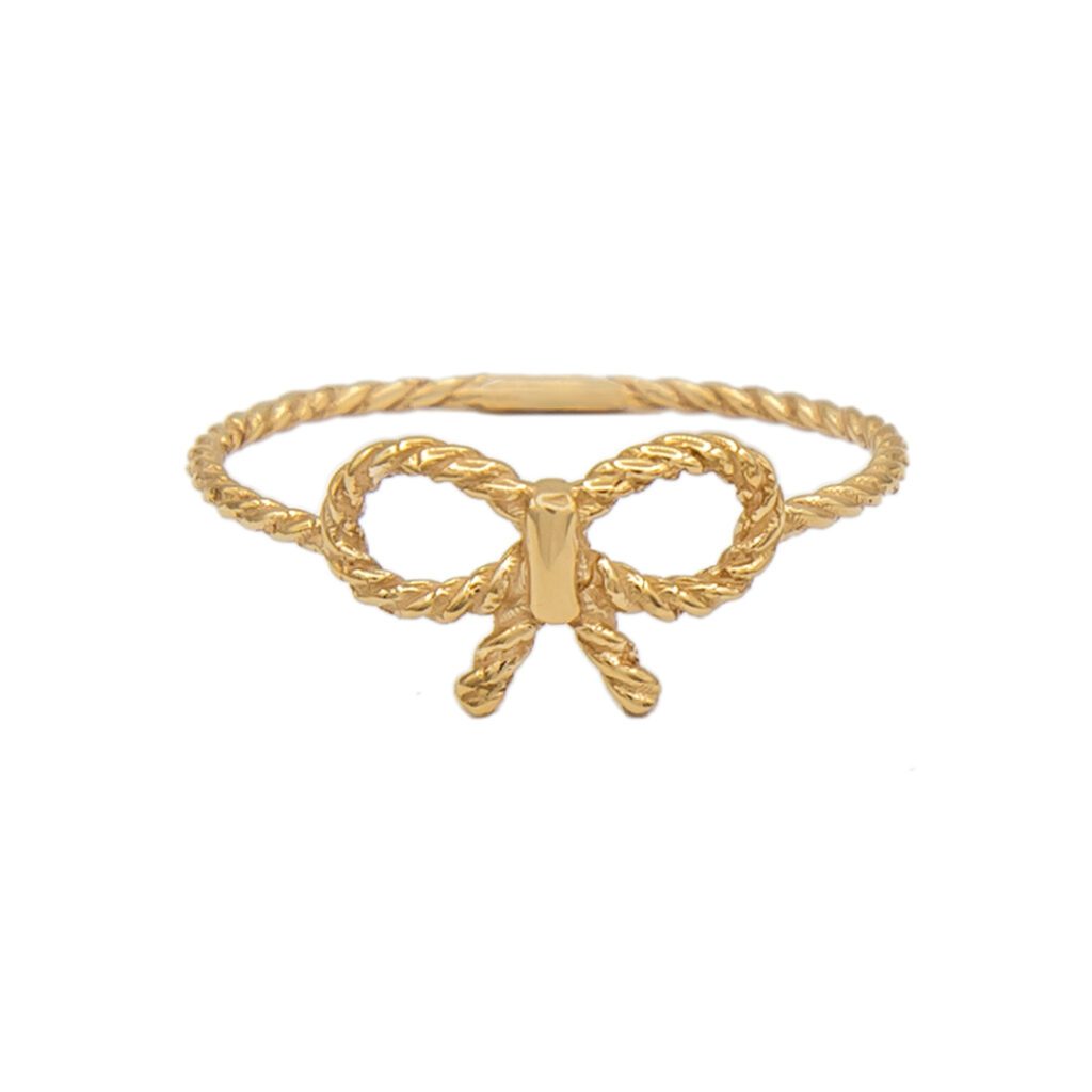 انگشتر طلا پاپیون ظریف R002