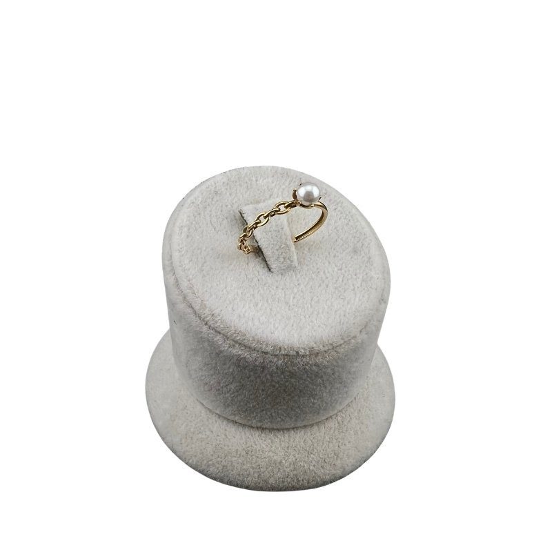 انگشتر طلا مروارید و رولو R011