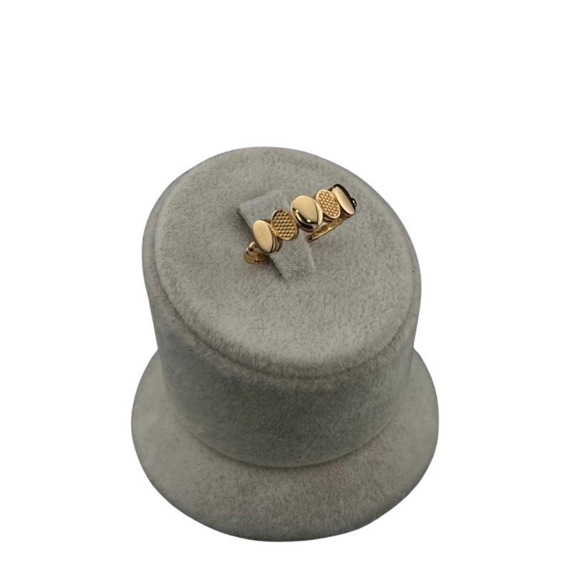 انگشتر طلا اوال تراش خورده R014